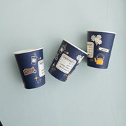 Paper Cups -Blue Winter- 25pcs